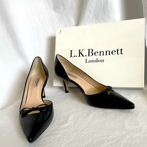 LK Bennett Patent D’Orsay Court